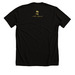 Noble apparel 2, a Solid Black Blend Premium Unisex Tee (back-view)