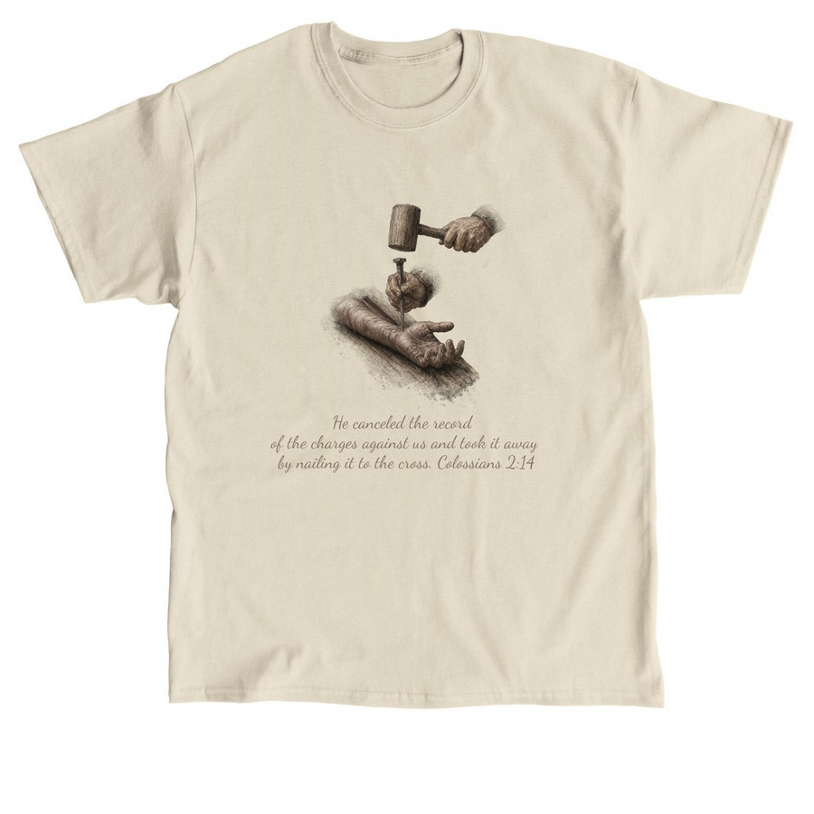 Nailed To The Cross, a Sand Classic Unisex Tee
