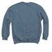 Weighted Angels "Pocket" Logo, a Indigo Crewneck Sweatshirt (back-view)
