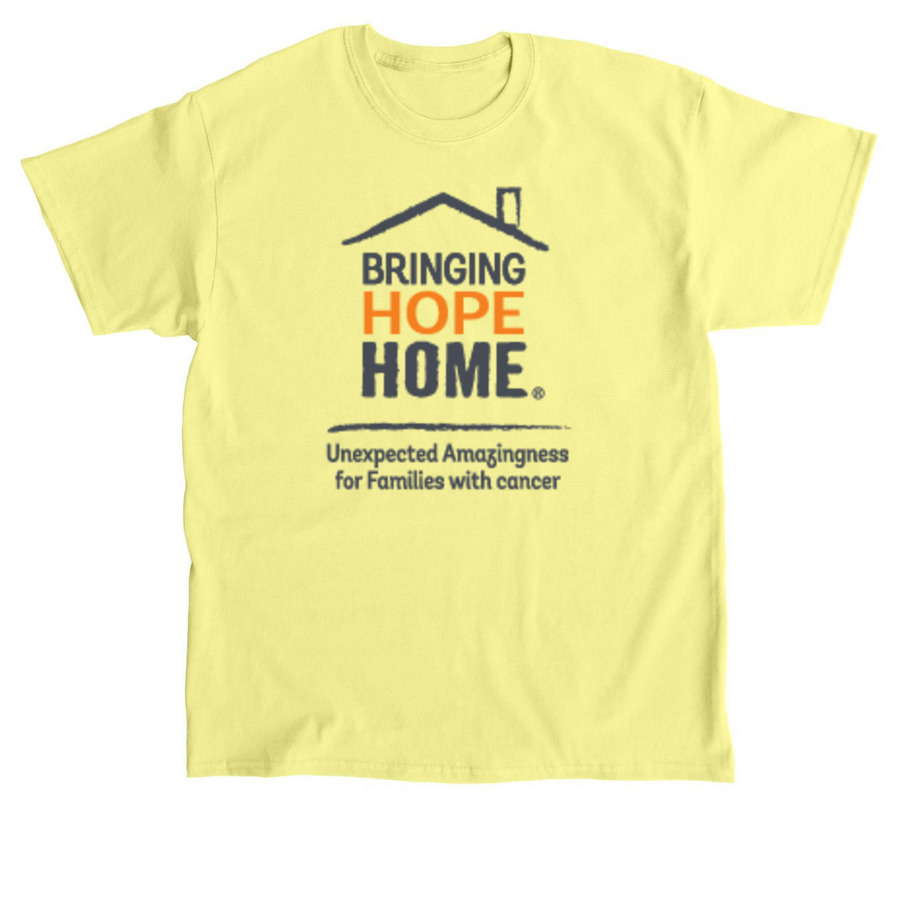 STAFF Bringing Hope Home Apparel - Grey Logo, a Cornsilk Classic Unisex Tee