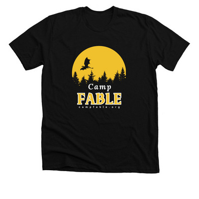 Camp FABLE, a Solid Black Blend Premium Unisex Tee