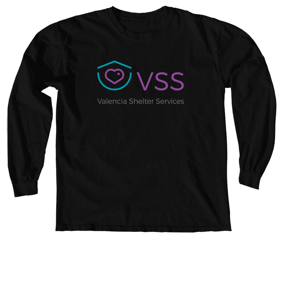 VSS, a Black Comfort Colors Long Sleeve Tee