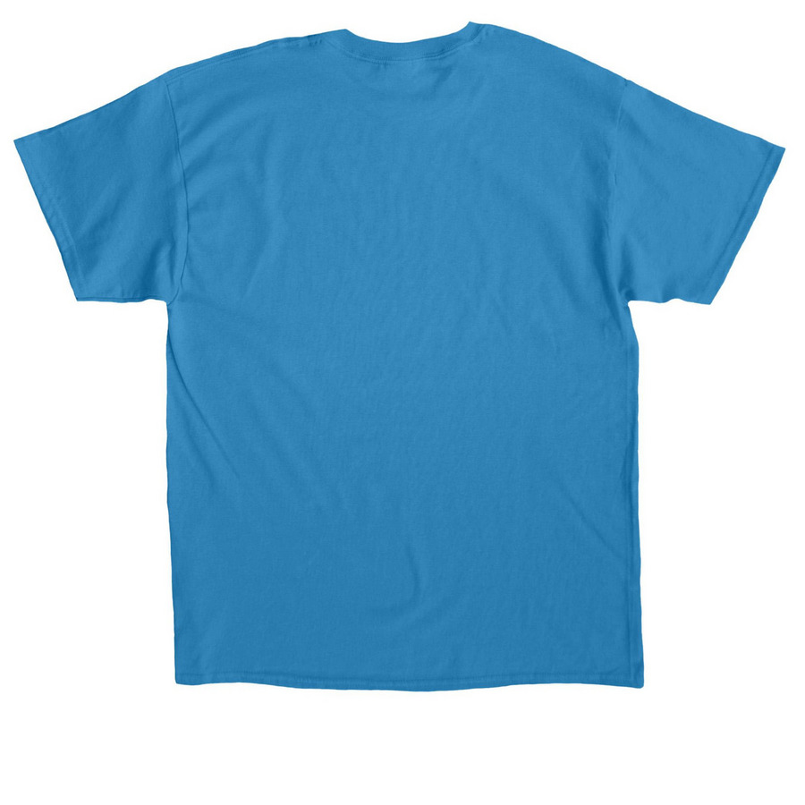 Peter Fan Club T Shirt, a Sapphire Classic Unisex Tee (back-view)