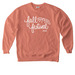 Adult Crew Sweatshirt - FF26, a Terracotta Comfort Colors Crewneck Sweatshirt