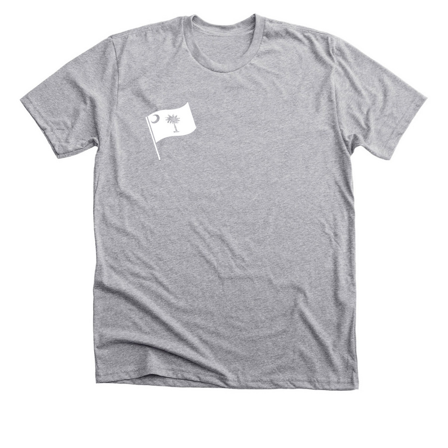 MUSC FLAG, a Athletic Heather Premium Unisex Tee