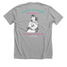 I am capable of anything, a Athletic Heather Premium Unisex Tee (back-view)