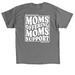 MOMS Club Shirt, a Charcoal Classic Unisex Tee (back-view)