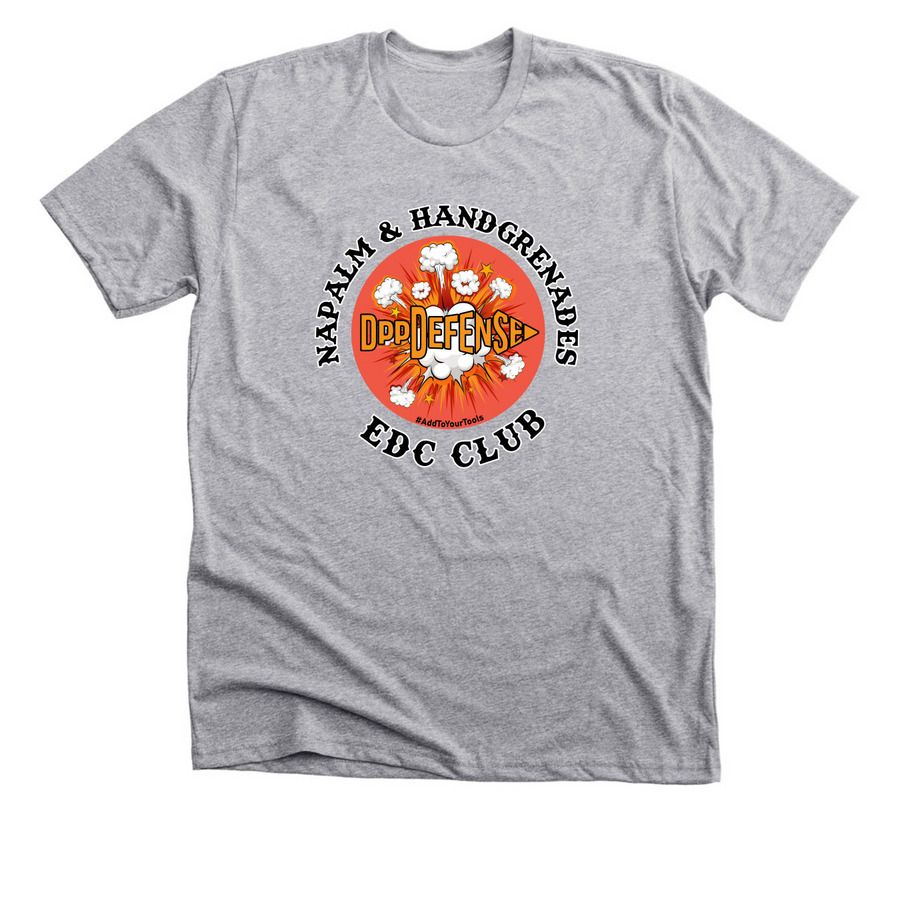 EDC Club, a Athletic Heather Premium Unisex Tee