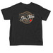 Rudis Toddler Gear, a Black Toddler Tee (back-view)