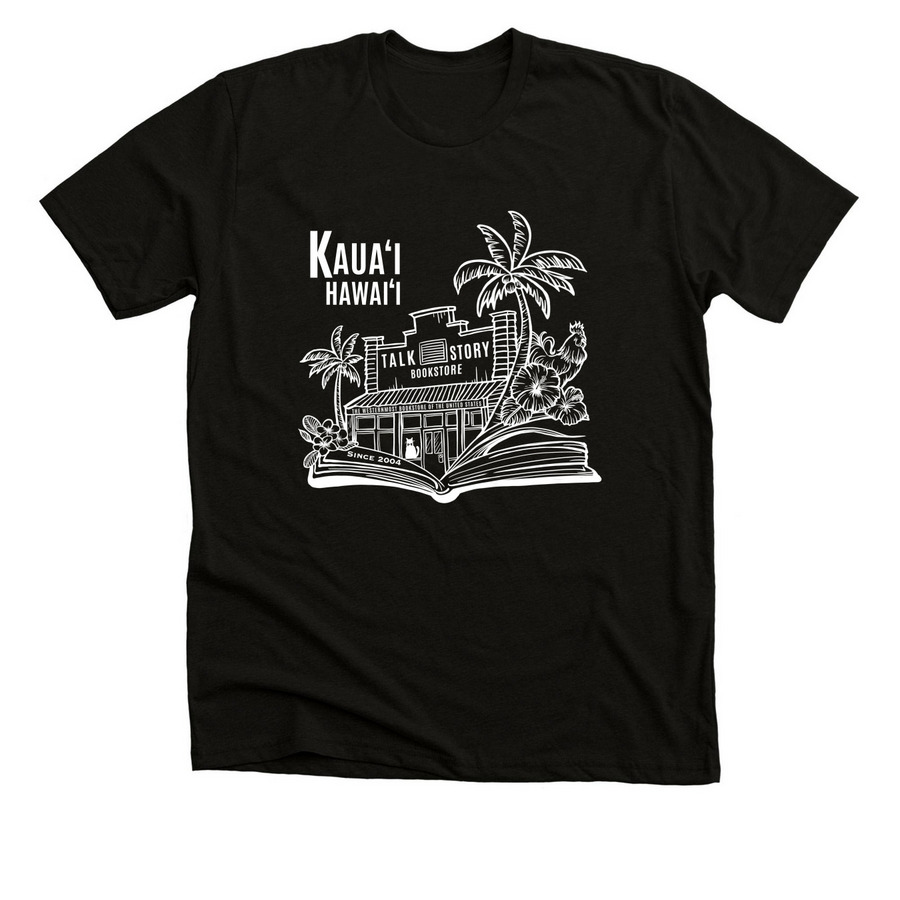 The Westernmost Bookstore T-Shirt, a Black Heather Premium Unisex Tee