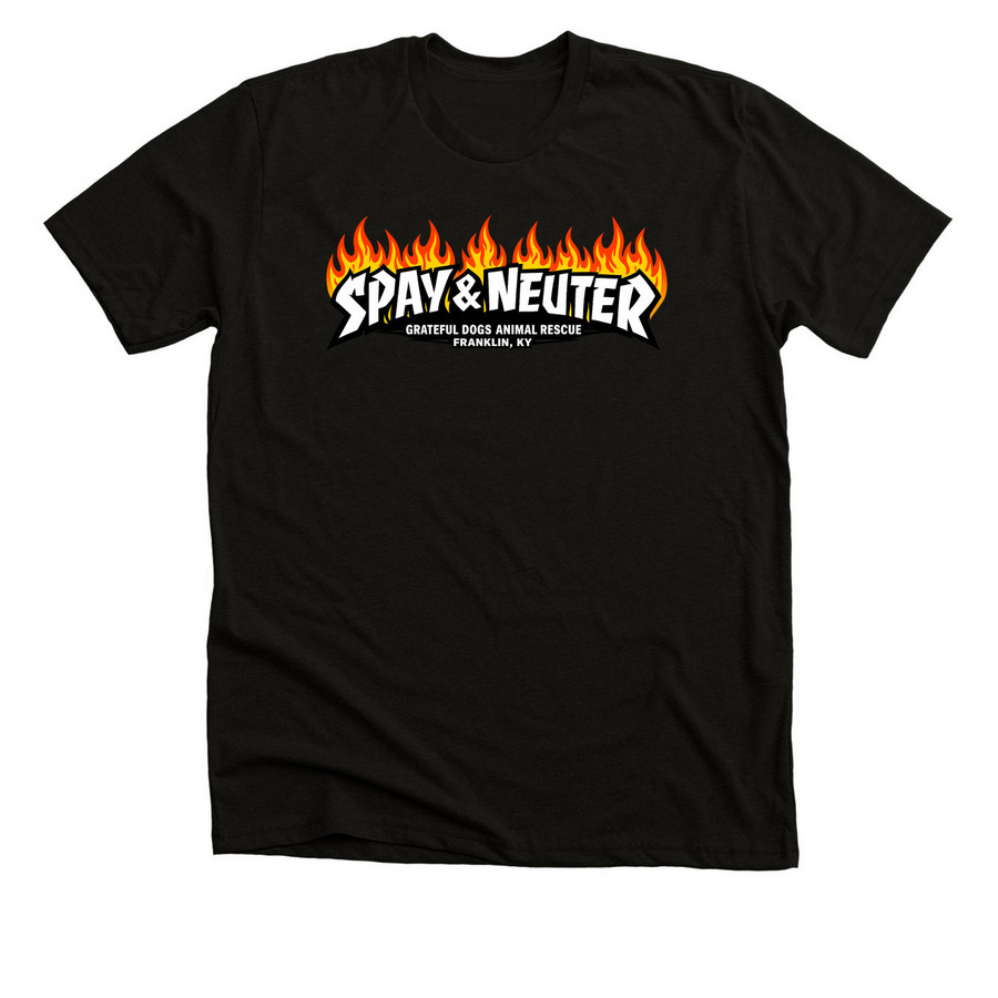 spay/neuter your pets&nbsp;, a Solid Black Blend Premium Unisex Tee
