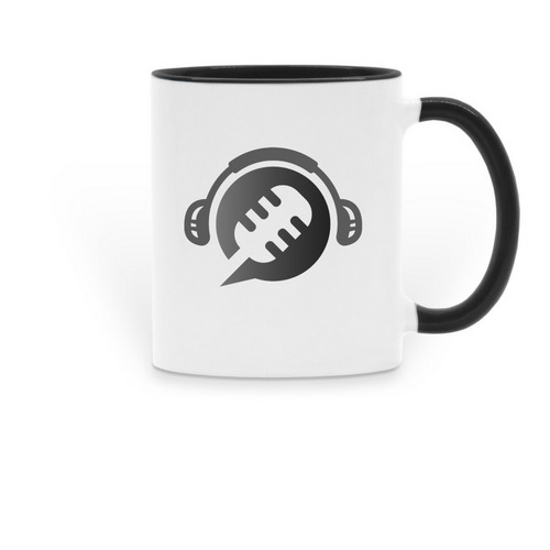 Custom Mug, a Black Two-Tone Ceramic Mug