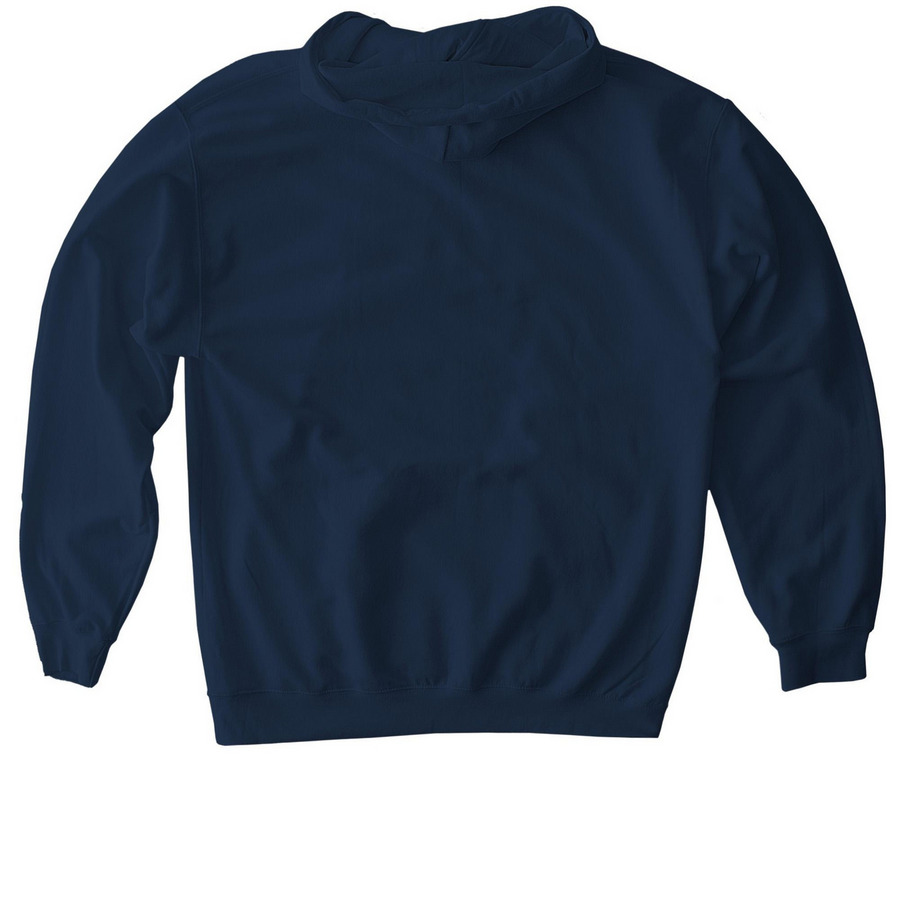 PROCLAIM Super Soft Navy Hoodie, a Navy Gildan Softstyle Pullover Hoodie (back-view)