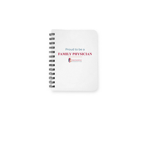 MDAFP-F Notebook, a White Spiral Notebook