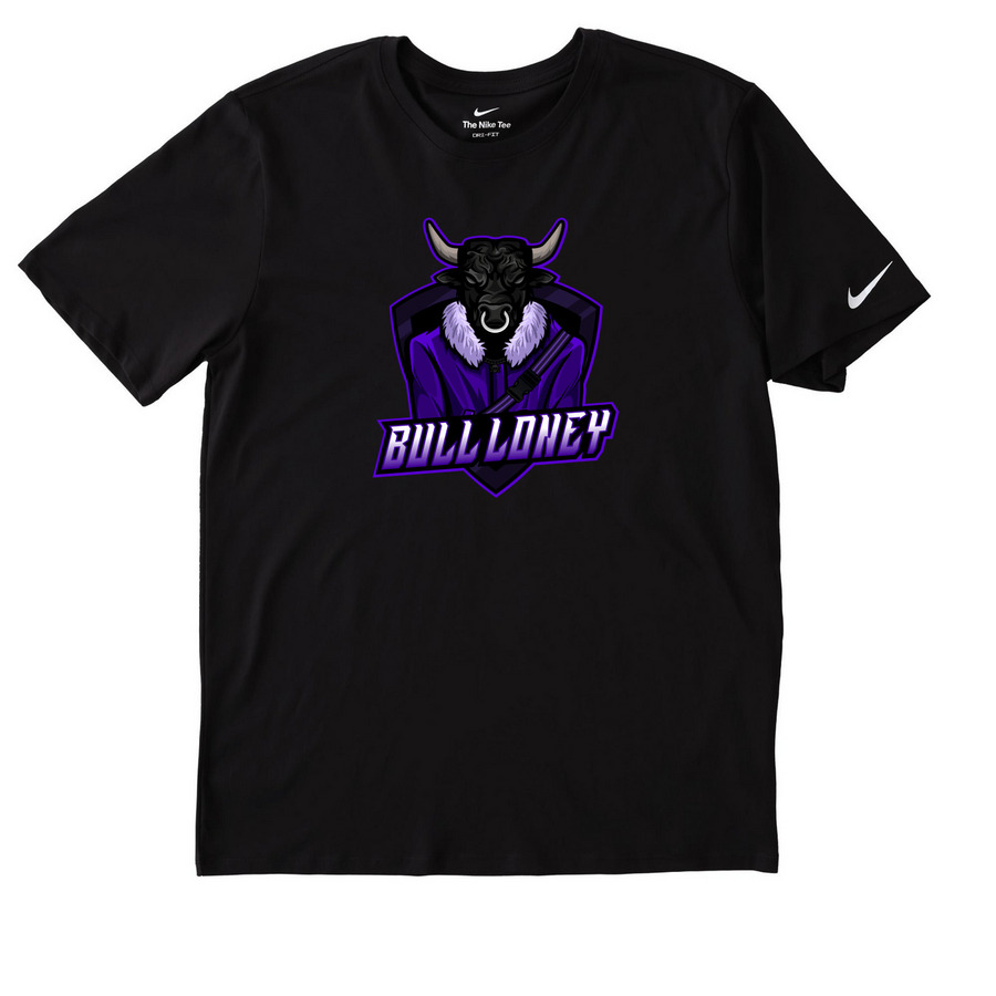 Bull Loney Nike Gear, a Black Nike Dri-FIT Jersey Blend Performance Tee