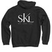 SKL - Main Logo Hoodies/Sweatshirts, a Black Pullover Hoodie (back-view)
