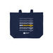 EnCOURAGE tote, a River Blue Navy Cotton Canvas Tote Bag