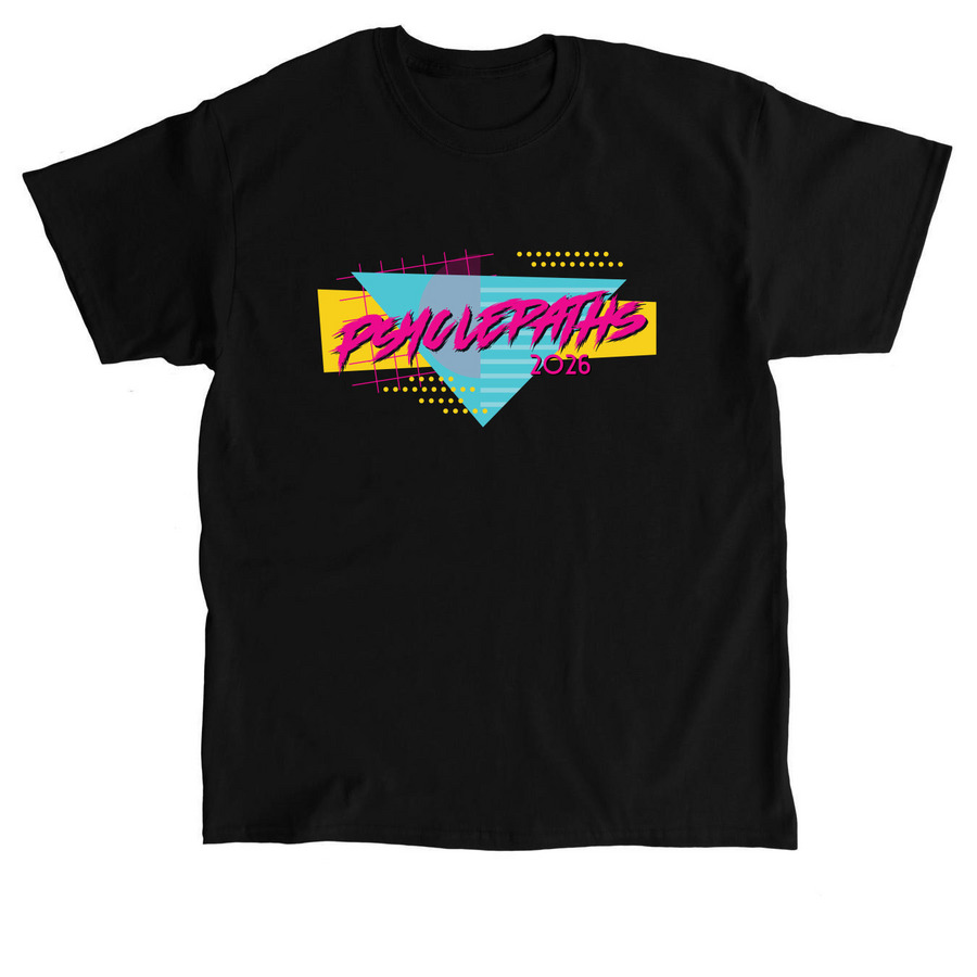 Psyclepaths 2026, a Black Classic Unisex Tee