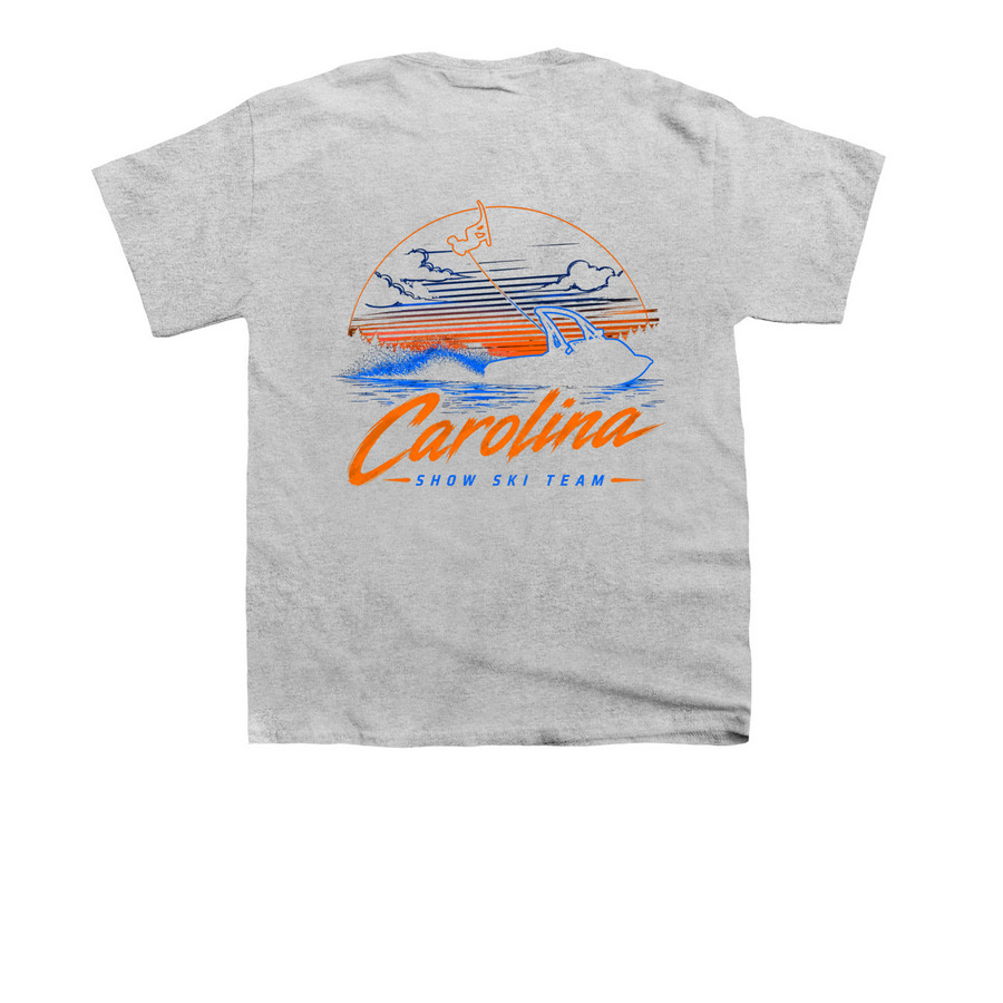 Youth Jump Shirt, a Sport Grey Youth Unisex Tee (back-view)