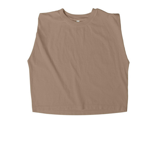 ronin 2026 keep going., a Faded Brown Women's Heavyweight Garment Dye Muscle Tee