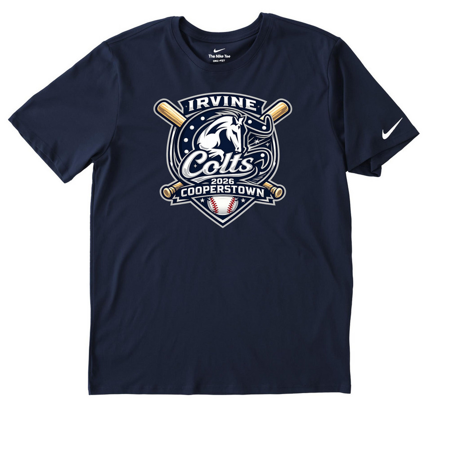 Colts Cooperstown Nike Dri-Fit, a College Navy Nike Dri-FIT Jersey Blend Performance Tee