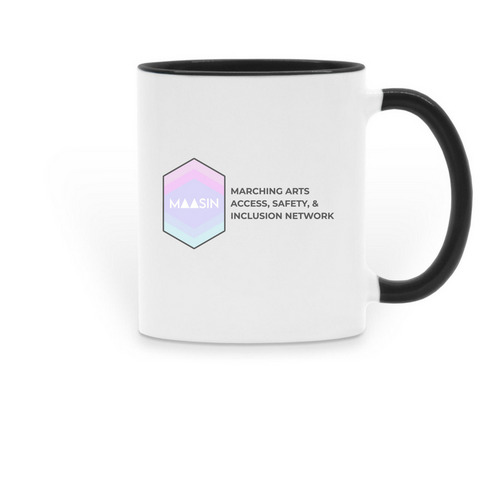 MAASIN Logo Mug, a Black Two-Tone Ceramic Mug