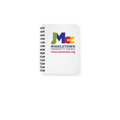 Board Preview, a White Spiral Notebook