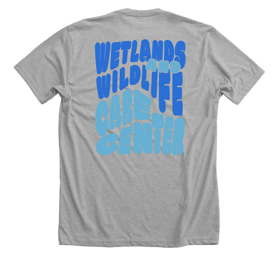 Splashberry Groovy Tee, a Athletic Heather Premium Unisex Tee (back-view)