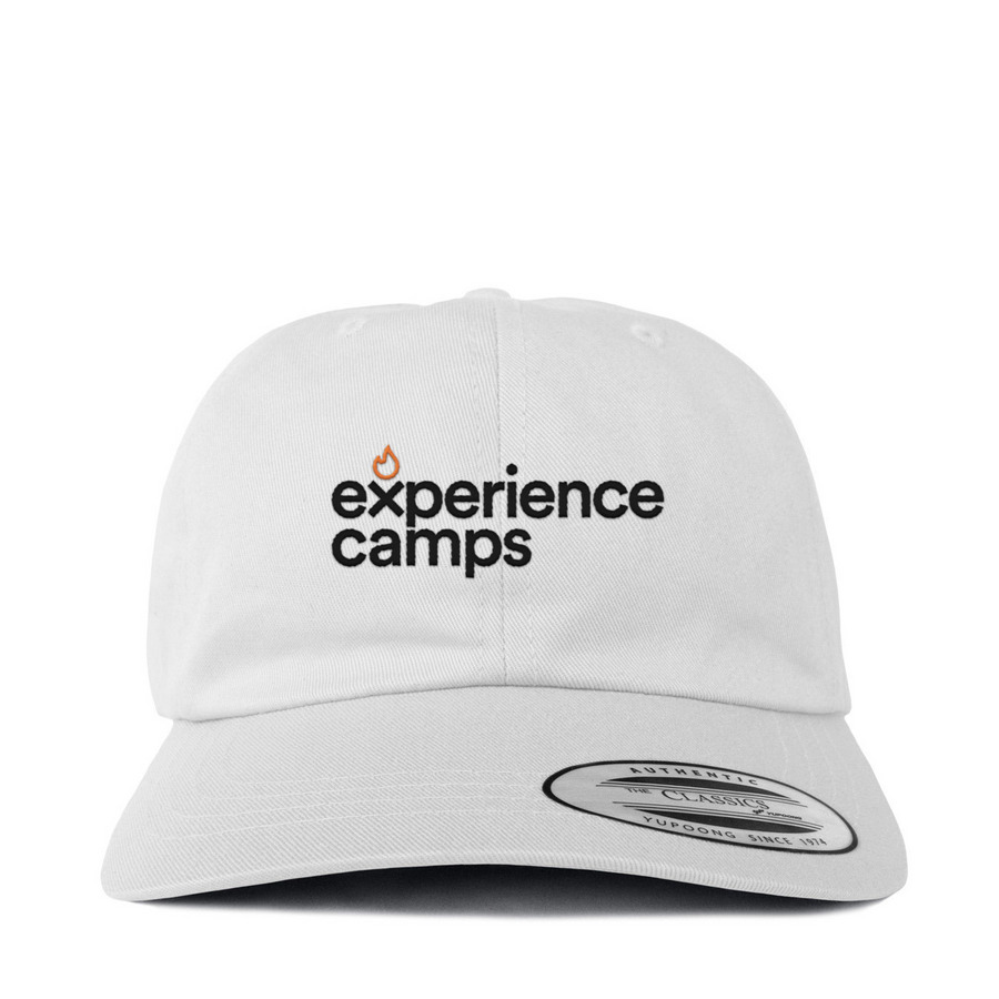 ExCamps Hat, a White Classic Baseball Cap