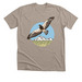 Support Raptor Research - logo, a Heather Stone Premium Unisex Tee