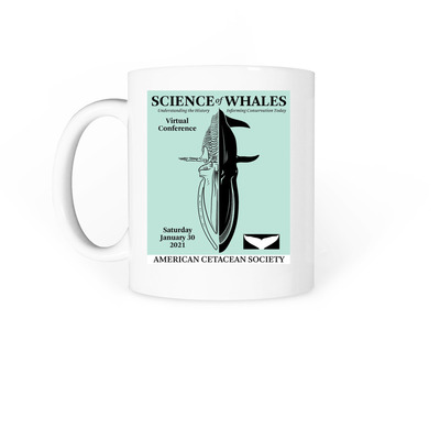 Science of Whales Conference Mug, a White Coffee Mug