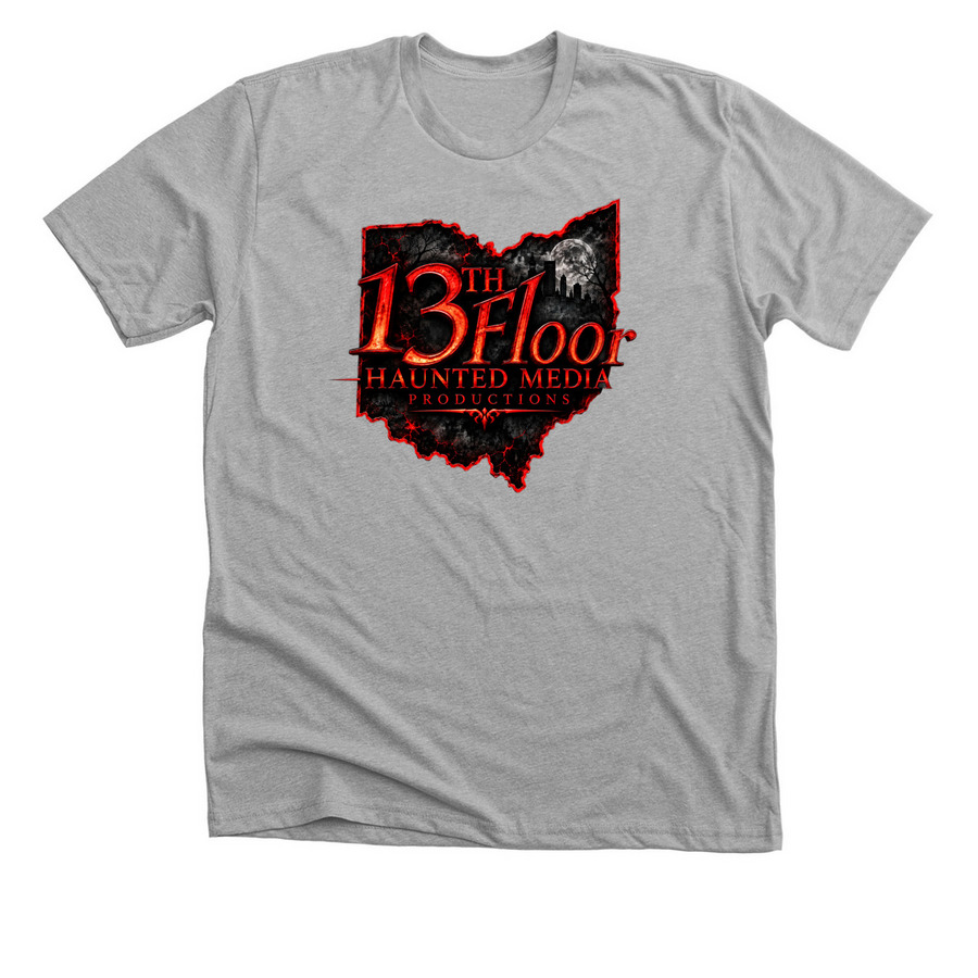 Ohio Paranormal investigation Tee, a Athletic Heather Premium Unisex Tee