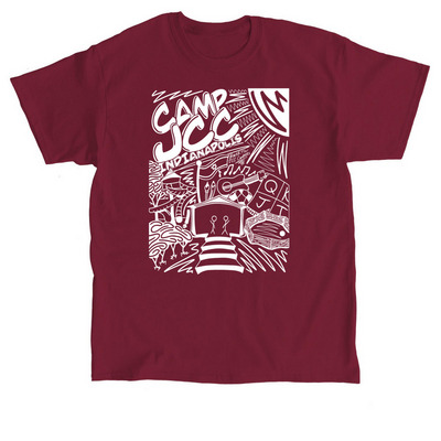 Camp JCC Graphic Tee, a Cardinal Red Classic Unisex Tee