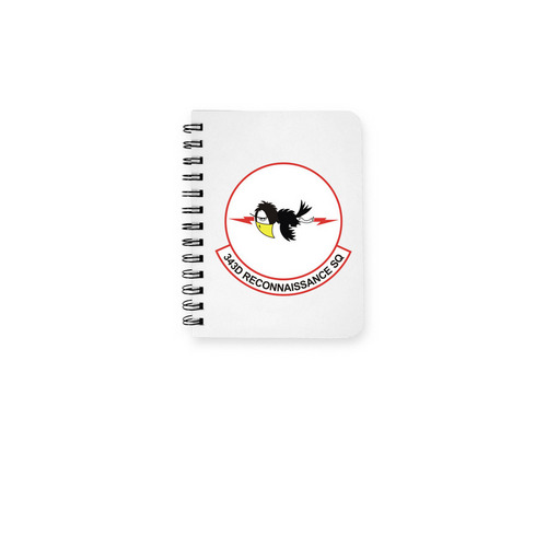 343d Patch - Spiral Notebook, a White Spiral Notebook
