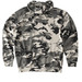 Favorite Girl Single, a Snow Camo Heavyweight Camo Pullover Hoodie (back-view)