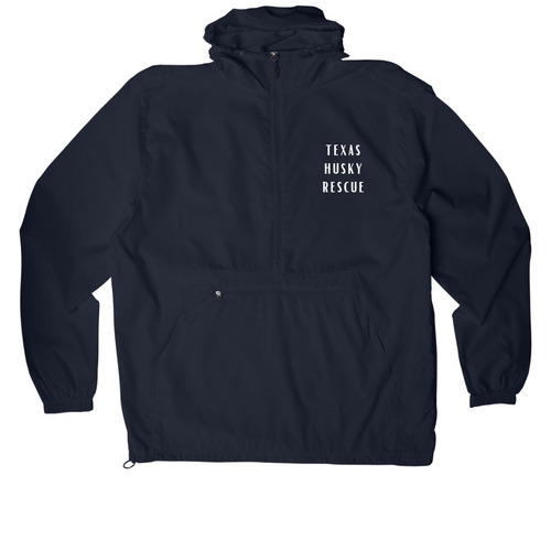 TXHR - Anti-Social Dog Moms Club Jacket, a True Navy Packable Anorak
