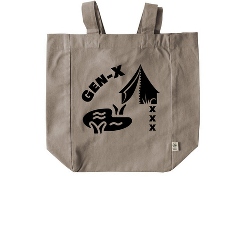 Gen-X XXX Totes, a Pumice Recycled Cotton Tote Bag