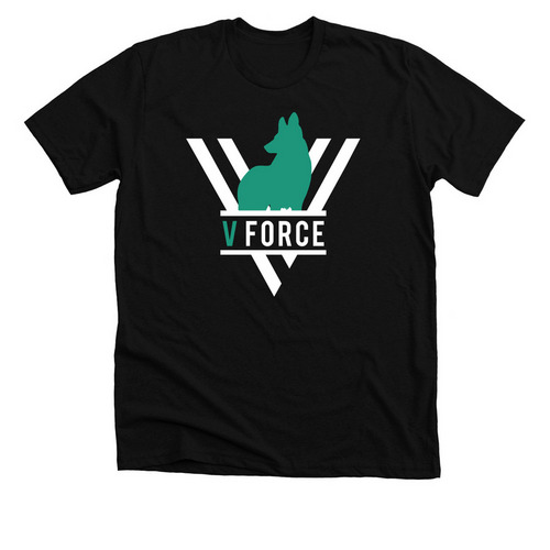V Force Dog Training LLC&nbsp;, a Solid Black Blend Premium Unisex Tee
