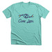 Cure LBSL, a Heather Sea Green Premium Unisex Tee