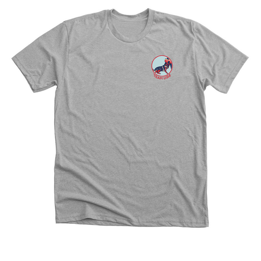 Team Ori Universal Sieger 2026, a Athletic Heather Premium Unisex Tee