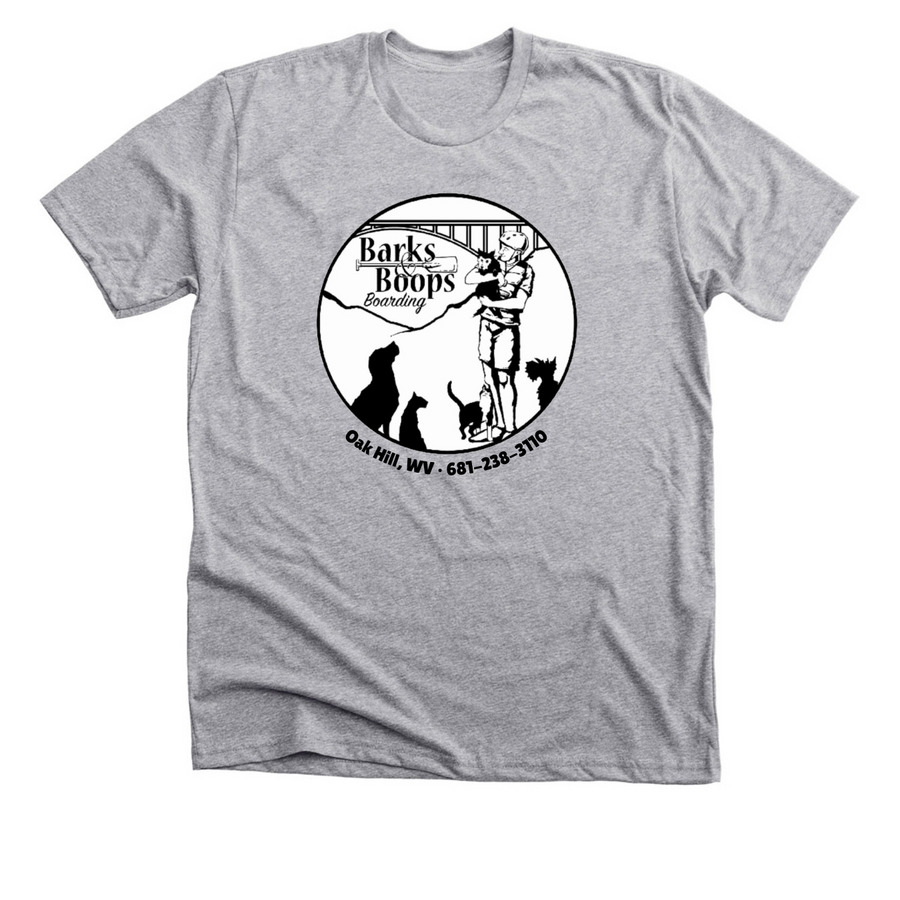 B&BB logo, a Athletic Heather Premium Unisex Tee