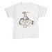 Bans Off Bucking Horse Tee, a White Youth Unisex Tee