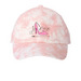 PWB Sprinkle Logo Tie Dye Cap, a Light Pink Printed Tie Dye Baseball Hat