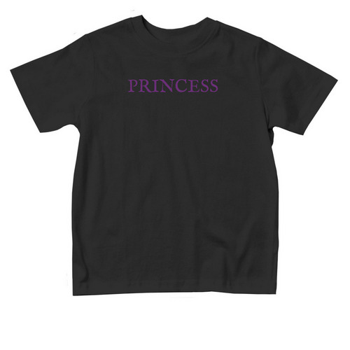 PRINCESS (toddler), a Black Toddler Tee