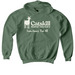 Ivory CAS Logo Tee and Sweatshirt | KIDS, a Military Green Softstyle Youth Pullover Hoodie