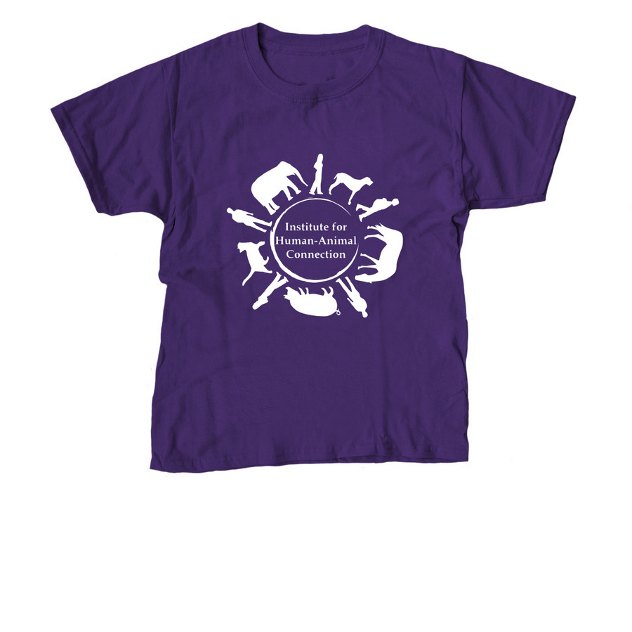 IHAC Logo Gear, a Purple Youth Unisex Tee