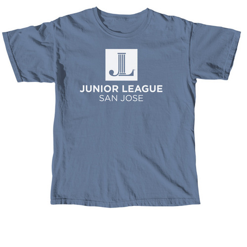 JLSJ Logo - Comfort Colors T-Shirt - Cool&nbsp;, a Blue Jean Comfort Colors Unisex Tee