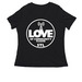Love of Community Radio STL, a Black Women's Relaxed V-Neck Tee