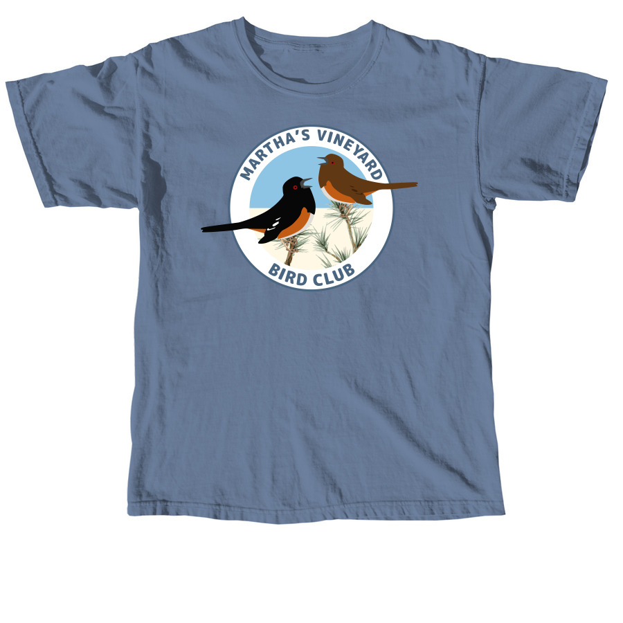 MV Bird Club Wear, a Blue Jean Comfort Colors Unisex Tee