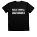 Tear Gassed Dark Shirts, a Black Heather Premium Unisex Tee (back-view)